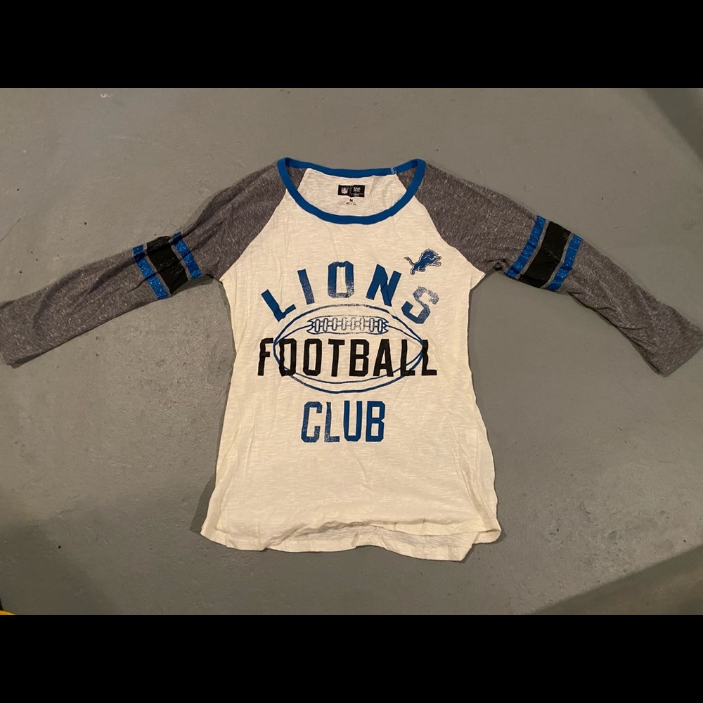 Detroit Lions Shirt- Womens Medium